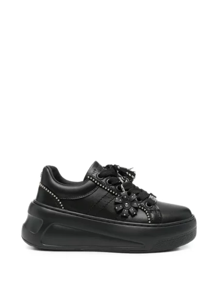 Sneakerși Cult din piele negru