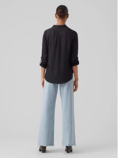 VERO MODA Blúzka BUMPY' čierna