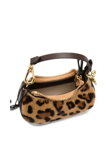 Pandantiv Lauren Ralph Lauren cu imagine cu model leopard maro