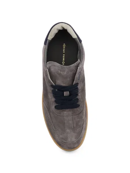 Fűzős szarvasbőr sneaker Piumha Studio szürke