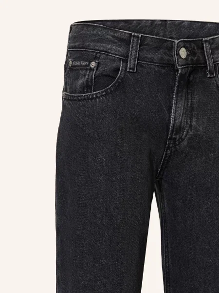 Calvin Klein Dżinsy O Prostym Kroju grau czarne