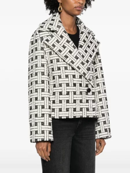 Geacă Kenzo în carouri negru
