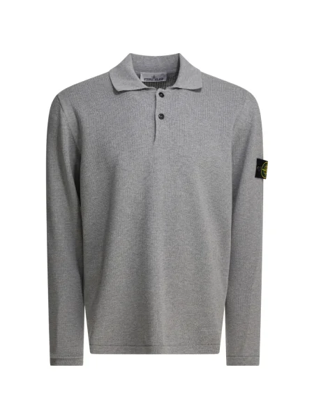 Polo Stone Island cu strasuri gri