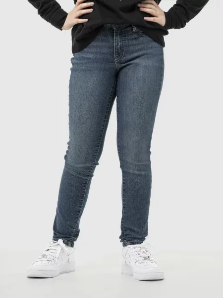 Pantaloni copii Gap albastru