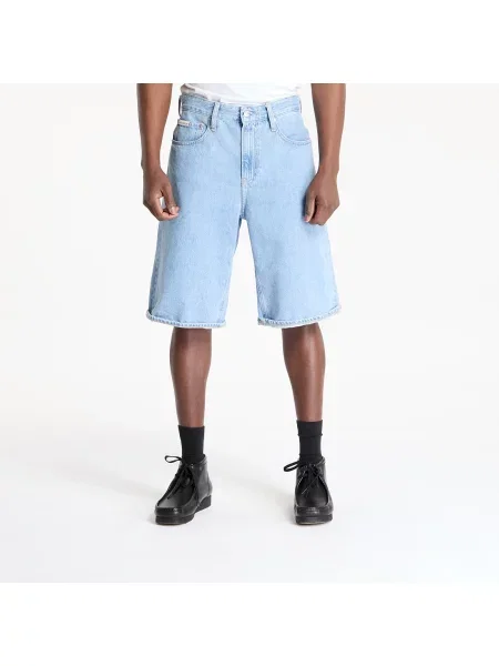 Къс дънки Calvin Klein синьо