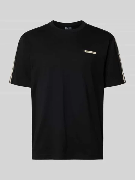 Koszulka Emporio Armani Ea7 z autografem czarna