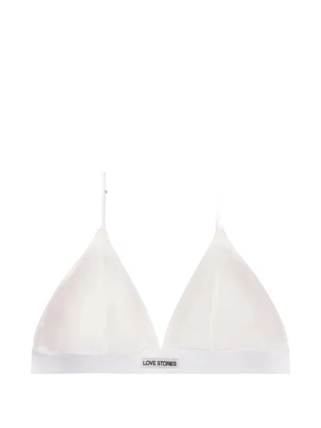 Sutien bralette Love Stories alb