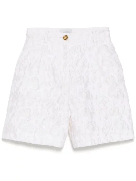 Жакардови шорти Giambattista Valli бяло