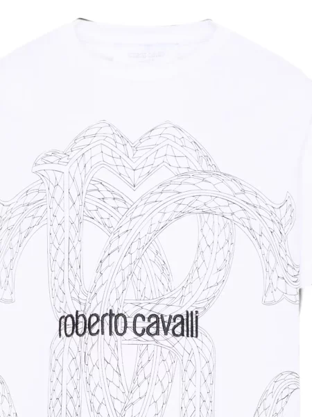 Koszulka dziecięca Roberto Cavalli biała
