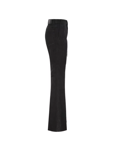 Lepršave traperice Sportmax lepršave crna