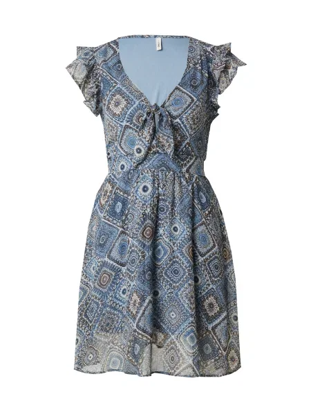 ONLY Rochie ONLASTA albastru / negru alb