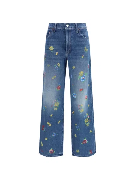 Jeansy Mother niebieskie