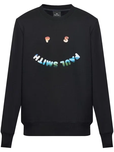 Суитчър Ps Paul Smith с принт с градиентным принтом черно