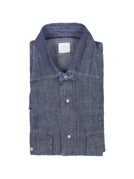 Риза Eleventy синьо