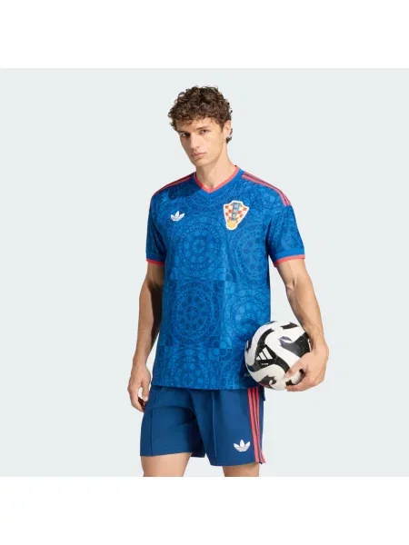 ADIDAS PERFORMANCE Funkční tričko Kroatien 26 Authentic / námořnická modř / melounová / bílá modrá