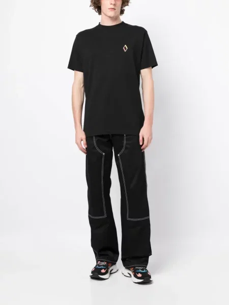 Raštuotas marškinėliai Marcelo Burlon County Of Milan juoda