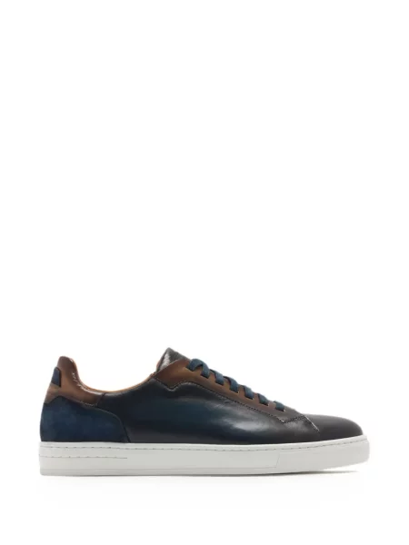 Sneakerși Magnanni din piele albastru