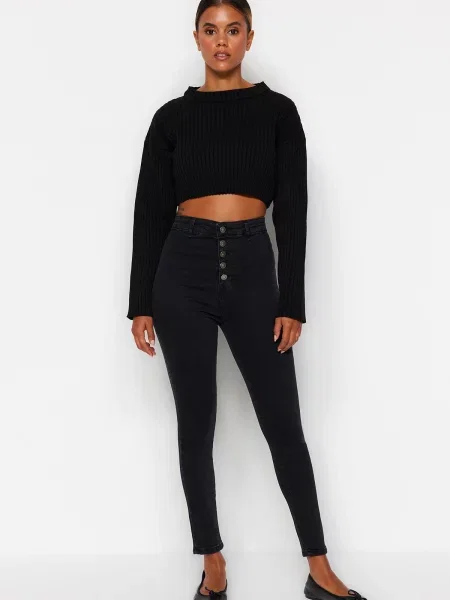 Blugi Trendyol negru