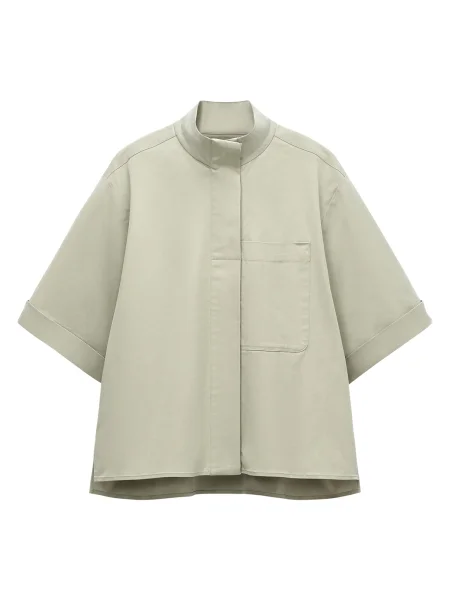 Adolfo Dominguez Bluză pastel verde