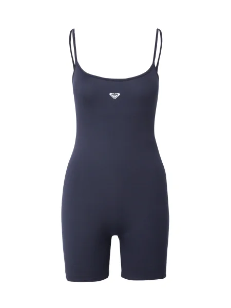 Гащеризон за йога Roxy Heart Into It с овално деколте черно