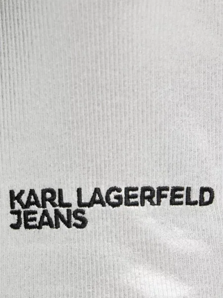 Топ Karl Lagerfeld Jeans серебряный