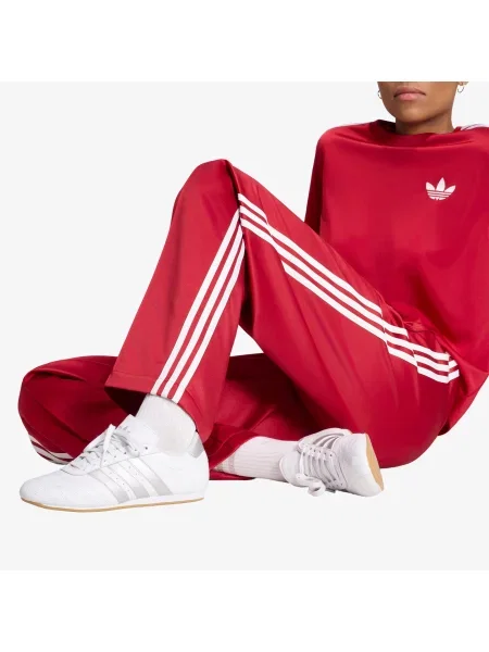 Spodnie adidas Sst Loose Tp Team Victory Red/ White L czerwone