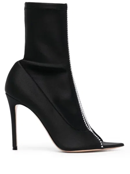 Botine Gianvito Rossi de cristal negru
