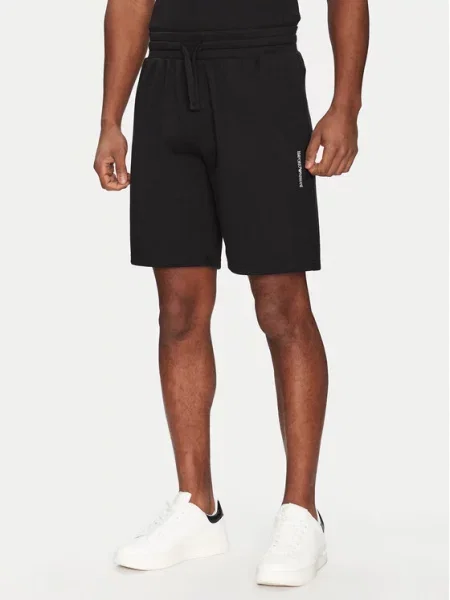 Αθλητικό σορτς Emporio Armani Underwear μαύρο