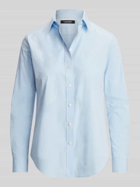 Bluzka z długim rękawem w kroju regular fit z mieszanki bawełny Lauren Ralph Lauren