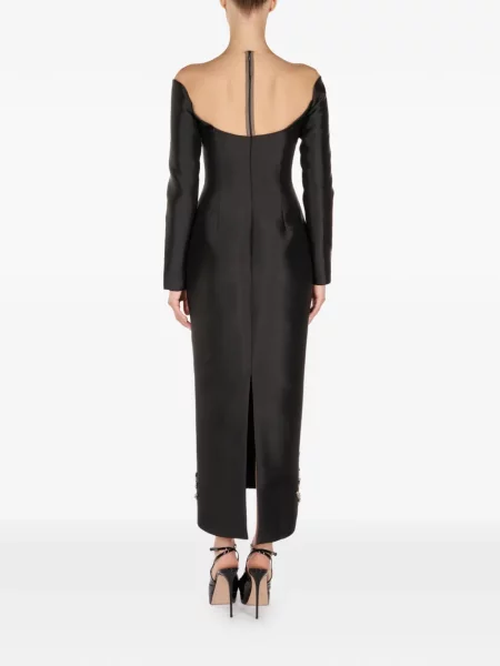 Rochie midi Araftu până la genunchi de costum negru