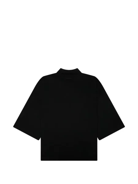 Περικομμένο polo Fear Of God Essentials μαύρο