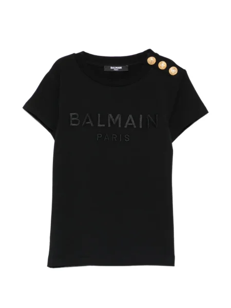 Koszulka dziecięca Balmain czarna