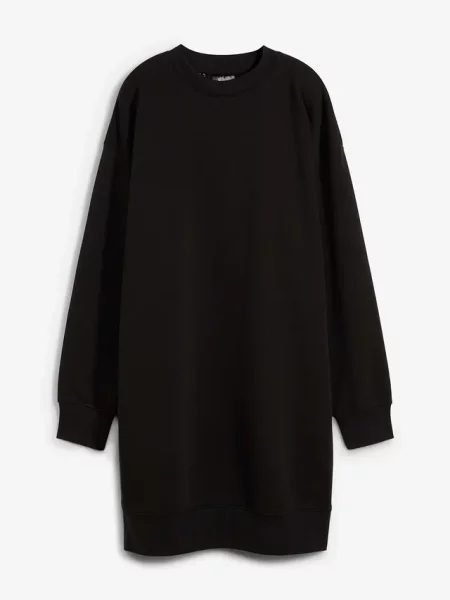 Sukienka dresowa oversized czarna