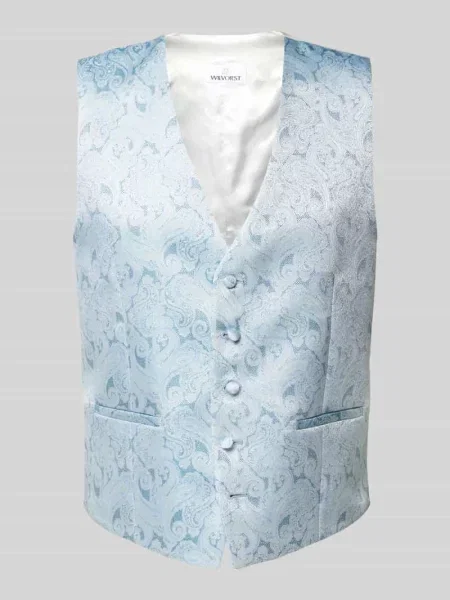 Kamizelka z wzorem paisley Wilvorst
