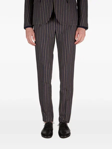 Панталон Daniele Alessandrini на райета синьо