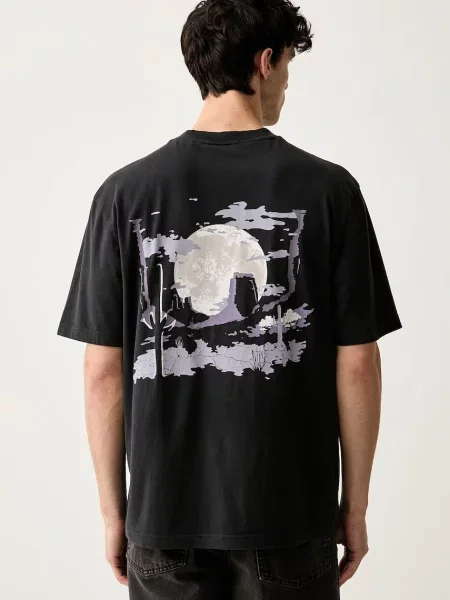 HUGO Blue tricou pentru bărbați din Noxwash negru