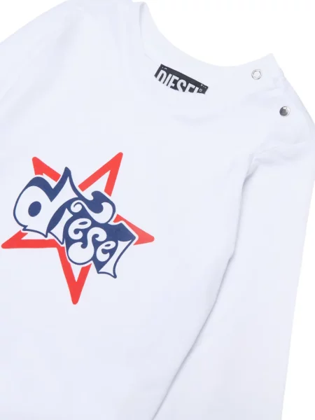 Tricou copii Diesel alb