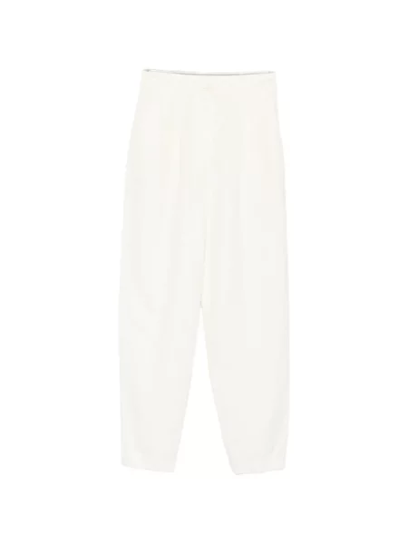 Pantaloni Casey Casey alb