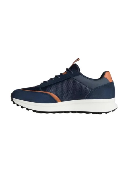 Sneakersy Napapijri skórzane niebieskie