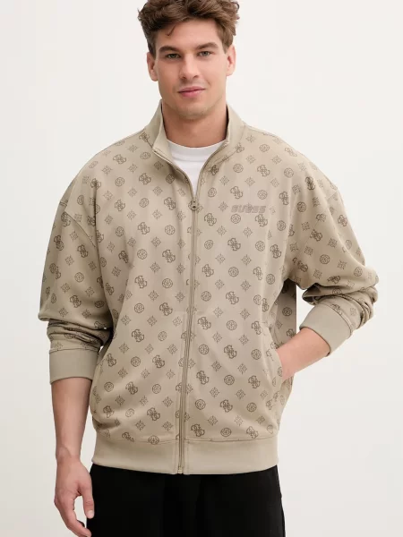Guess bluza rozpinana OVIDIO beżowa