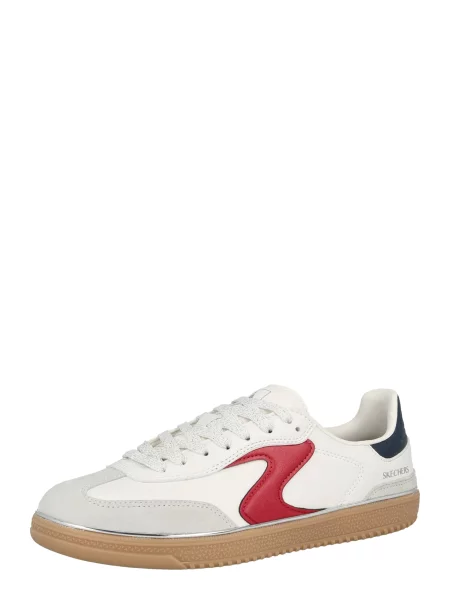 SKECHERS Nizke superge HOTSHOT LIVING LUXE mornarska / svetlo siva / češnjevo rdeča bela