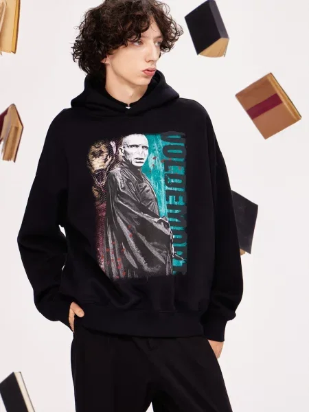 Dukserica Medicine s kapuljačom crna