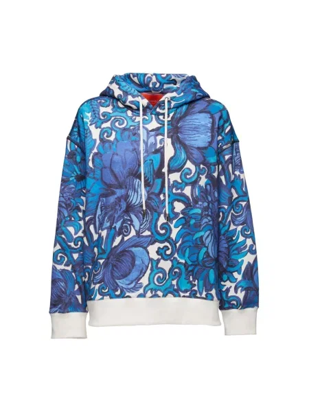 Bluza z kapturem La Doublej niebieska