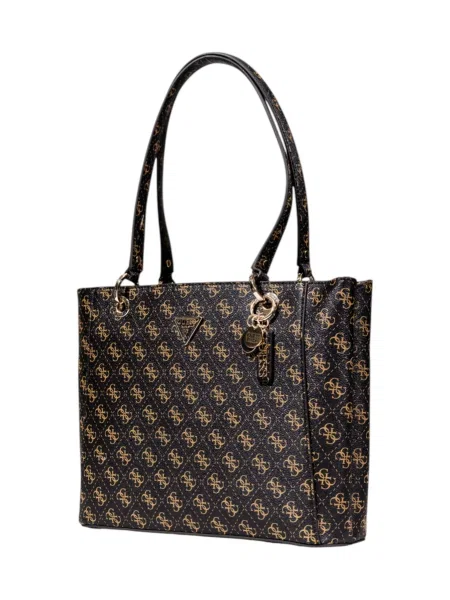 Guess torebka NOELLE brązowy