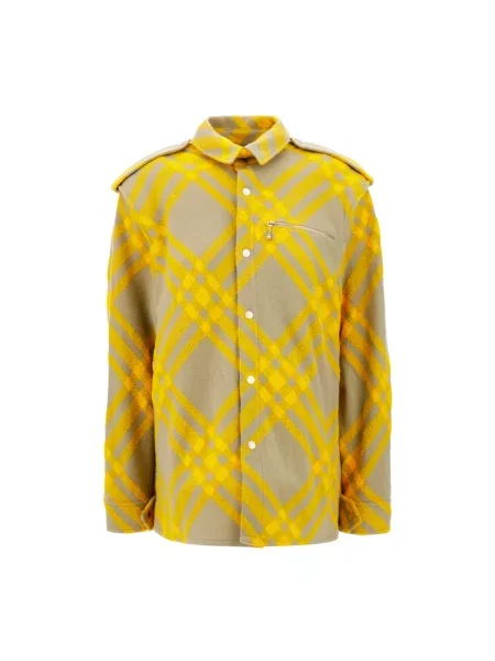 Wielobarwność kurtka Burberry wełniana