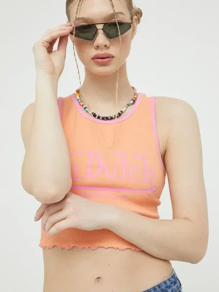 Top Von Dutch oranžový