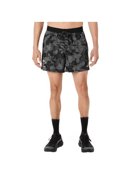 Kratak hlače Asics s printom crna