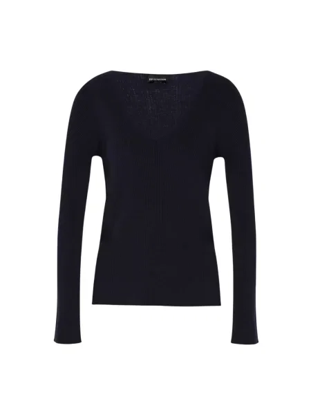 Sweter Emporio Armani niebieski