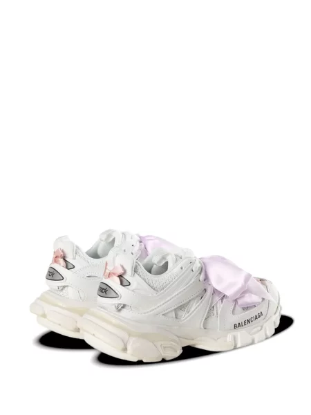 Бягане обувки за бягане Balenciaga Track с панделка бяло
