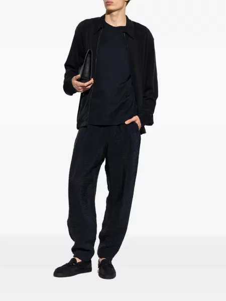 Pantaloni Giorgio Armani conici albastru